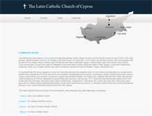 Tablet Screenshot of cypruscatholicchurch.org